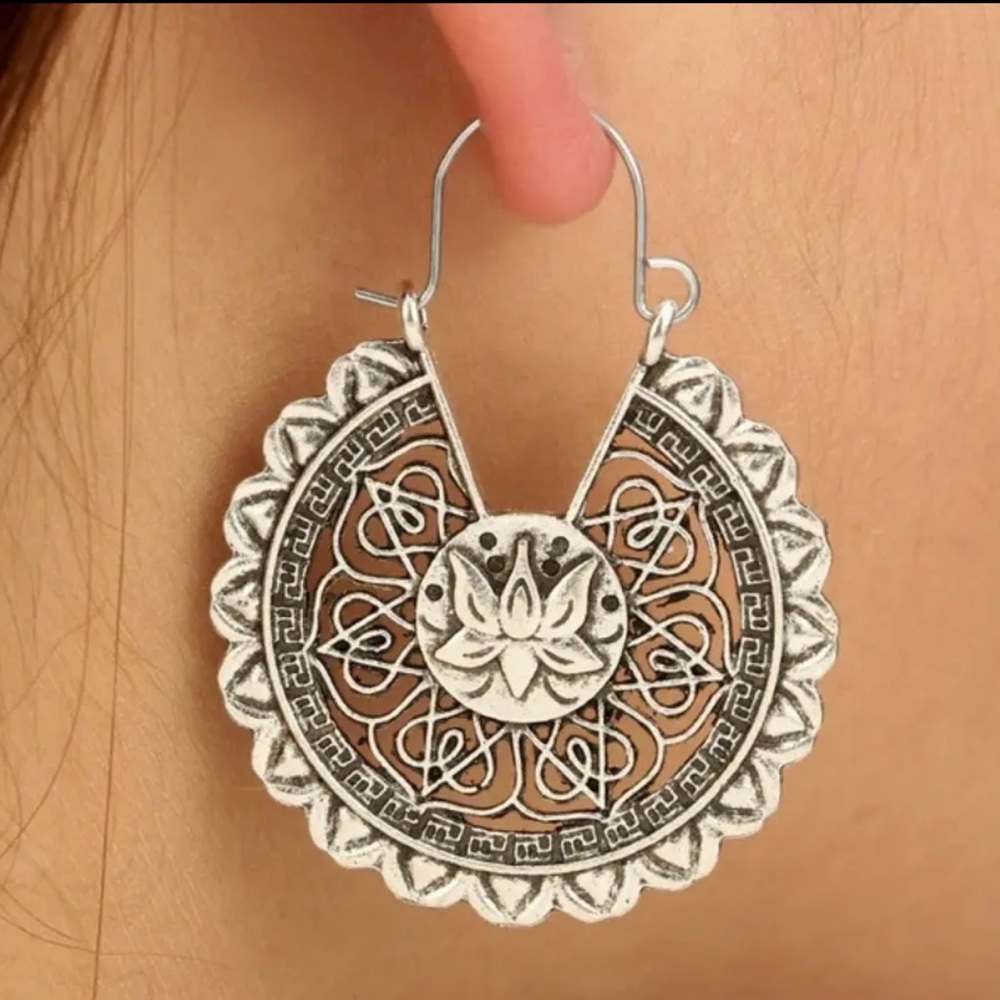 Boho - Lotus earrings.